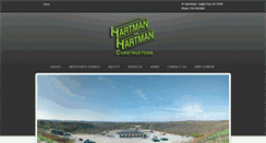 Desktop Screenshot of hartmanconstructors.com